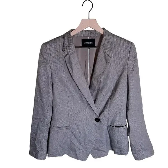 LAFAYETTE 148 New York single button business casual blazer 12 - Picture 1 of 4